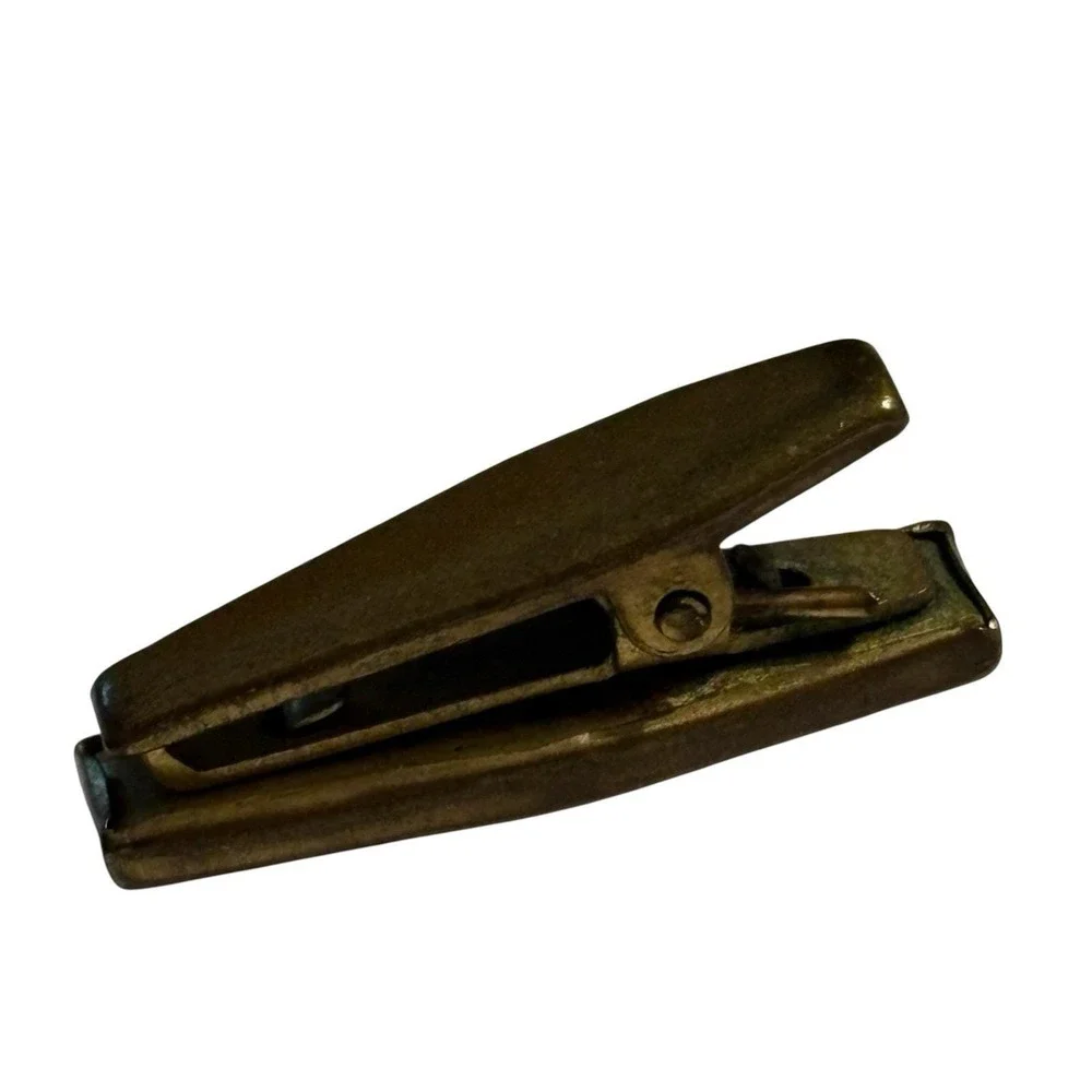 Mother Of Pearl Lingerie Tie Clip Clasp Vintage Victorian Edwardian Art Deco MOP